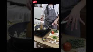 Chef Cooking Mushrooms recipe#shorts