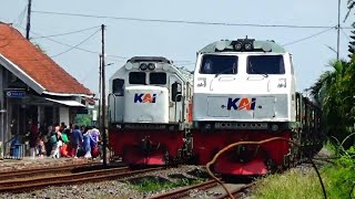 KERETA LEGEND MUTIARA TIMUR MELINTAS LANGSUNG STASIUN PORONG