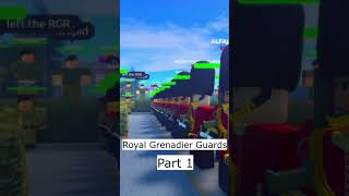 Royal Grenadier Guards | British Army Roblox #shorts