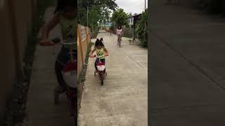 Mommy and Kendra biking June 2018