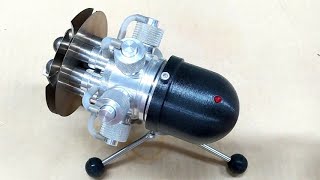 Gatling Stirling Magnet Generator Part 5