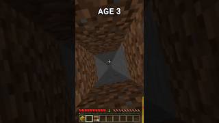 How To Escape Minecraft Traps In Every Age🤫 | Minecraft #shorts