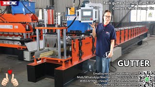 Rain gutter forming machine water gutter machine