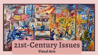 Visual art addressing 21st century issues