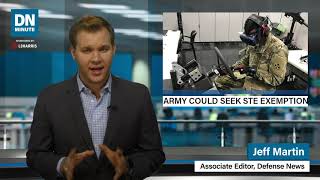 Funding delays could hurt Army training research | Defense News Minute, Dec. 4, 2019