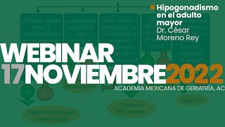 Webinar “Hipogonadismo en el adulto mayor”.