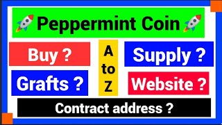 Peppermint Full Details in Hindi | Peppermint Coin buy , Price , Website , Grafts , Supply , Sell |