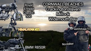 Exploring Cornish Beaches With Friends: @Saddlebags73  & @NooBiker  Rideout Adventure! BMWR850R