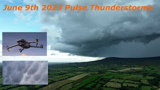 1000 CAPE Pulse Storms Over N. Ireland July 9th 2023 - DJI Mavic 3 Classic