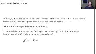 Inference for many proportions-- chi-square tests for goodness of fit (video 2 of 2)