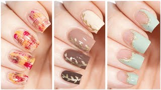 Minimalistic Nail Art 2023 🍁 Easy & Trendy Fall Nail Design Compilation!