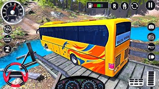 Driving Bus In Sky -Bus Simulator games 2023 || Android Gameplay