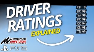 ACC on PS5: Driver Ratings