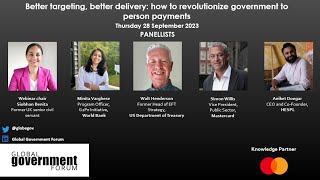 Better targeting, better delivery: how to revolutionize government to person payments