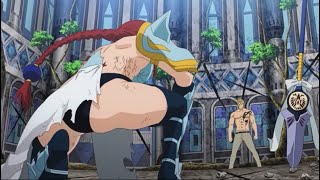 Erza vs Laxus Full Fight | Natsu Meets White Wizard ~ Fairy Tail 100 Years Quest episode 13