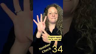 Are you making these common ASL mistakes with the number 34?