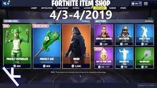 Fortnite Item Shop: 4/3-4/2019