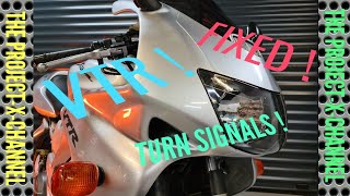 HONDA VTR FIRESTORM INDICATOR FAULT REPAIRED SUPERHAWK