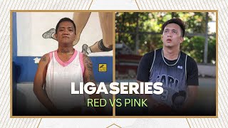 #ligaseries Red vs Pink Full Game Highlights, Sagutan Ng tres Walang gustong mag patalo.