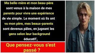 Ma belle mère et mon beau père m'ont ridiculisée pour mon faible niveau d'éducation et ont opposé