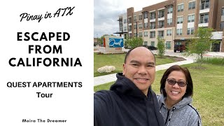 Escaped CALIFORNIA | Quest Apartments Tour Cedar Park TX | Pinay in ATX