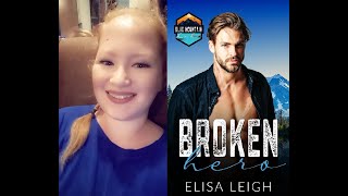 Broken Hero by Elisa Leigh | #booktube #bookreview #indiebooks #secondchance #romance #lovestory