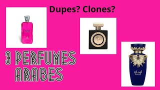 3 perfumes arabes Alive Now Nebras Emaan - Dupes clones?!