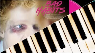 Ed Sheeran - Bad Habits | Piano Tutorial