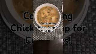 Autumn Homemade Chicken Soup! #fallcooking  #heartysoup #homemaderecipes #Shorts