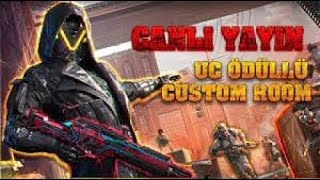 UC ÖDÜLLÜ /EĞLENCELİ ODALAR /CUSTOM ROOM/PUBG MOBİLE CANLI YAYIN