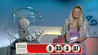 LOTTO 6aus49-Gewinnzahlen von Mittwoch, 07.08.2024