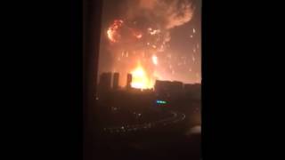 HUGE EXPLOSION IN TIANJIN, CHINA!!