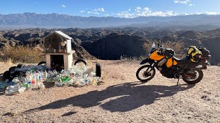 De Aimogasta a La Rioja capital en moto (KLR 650). Ruta 75. Provincia de La Rioja. 30 Jul 2022.