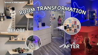 ROOM TRANSFORMATION + TOUR 2023 | *tiktok/aesthetic/pinterest inspired*