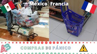 Compras de pánico en Paris, Francia/ Ana y Bern