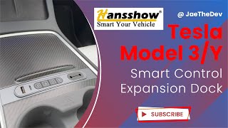 Unlocking New Possibilities: Hansshow 2021+ Tesla Model 3/Y Smart Control Expansion Dock