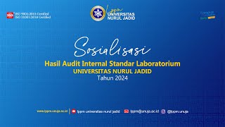 Sosialisasi Hasil Audit Internal Standar Laboratorium Universitas Nurul Jadid Tahun 2024