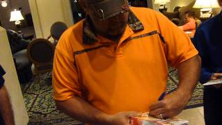 Actor and Comedian Larry the Cable Guy signing autographs - Git R Done - TopSignatures.com