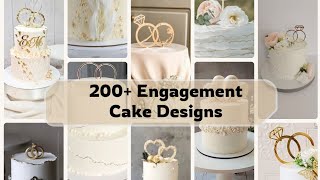 Top Trending Engagement Cake Designs For Couples l Ring Cake l