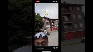 Russ Million a Lecco nel quartiere di Simba e Baby #babygang #perte #italia #rap #milano #neiperte