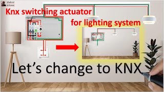 knx switching actuator for lighting system #electrical #electricalengineering #knx #wiring