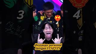 Ada masalah apa Jhonatan dengan FLAPTZY!? #mobilelegends #msc2024 #jhonathan #flaptzy #fyp