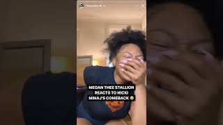 MEGAN THEE STALLION REACTS TO NICKI MINAJ’S COMEBACK 😅