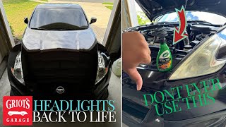 Griots Garage Headlight Restoration Kit. // Turtlewax Bug and Tar Remover Ruined my Headlights!