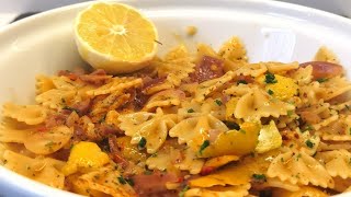 Saure Pasta 🍋 lecker