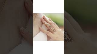 wao gorgeous 💖 new stylish two fingers ring 💍 on trending fashion 2023#youtubeviralshorts