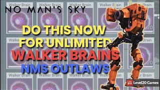 EASIEST WAY TO GET A WALKER BRAIN FOR CONFLICT SCANNER - No Man's Sky Outlaws Update