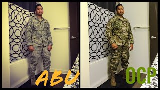 Air Force OCP vs ABU Comparison OCP Uniform TACTICAL First look