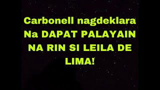 PALAYAIN NA RIN SI LEILA DE LIMA!