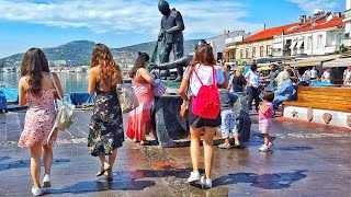 You Must See ESKİ FOÇA, the lovely Seaside Town in Turkey | Walk in Turkey 2019